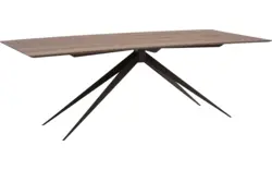 Goossens excellent eettafel uniek donker bruin eiken - 8211547-02