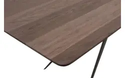 Goossens excellent eettafel uniek donker bruin eiken - 8211547-02