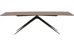 Goossens excellent eettafel uniek donker bruin eiken - 8211549-02