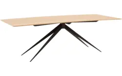 Goossens excellent eettafel uniek blank eiken - 8211569-02
