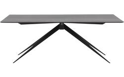 Goossens excellent eettafel uniek zwart eiken - 8211574-01