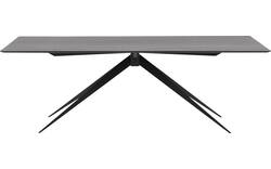 Goossens excellent eettafel uniek zwart eiken - 8211576-01