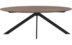 Goossens excellent eettafel uniek donker bruin eiken - 8211587-01