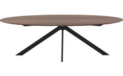 Goossens excellent eettafel uniek donker bruin eiken - 8211591-02