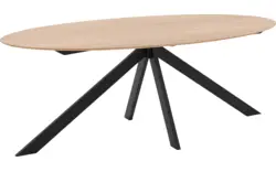 Goossens excellent eettafel uniek blank eiken - 8211608-01
