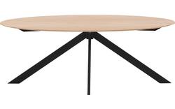 Goossens excellent eettafel uniek blank eiken - 8211608-02