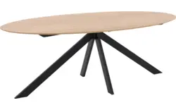 Goossens excellent eettafel uniek blank eiken - 8211609-01