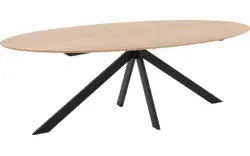 Goossens excellent eettafel uniek blank eiken - 8211611-01