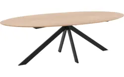 Goossens excellent eettafel uniek blank eiken - 8211612-01