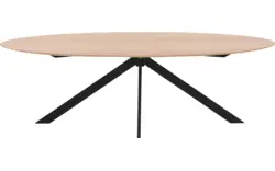 Goossens excellent eettafel uniek blank eiken - 8211612-01