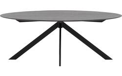 Goossens excellent eettafel uniek zwart eiken - 8211615-01
