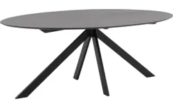 Goossens excellent eettafel uniek zwart eiken - 8211615-02