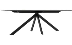 Goossens excellent eettafel uniek zwart eiken - 8211617-02