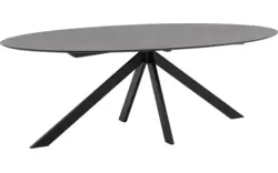 Goossens excellent eettafel uniek zwart eiken - 8211618-02