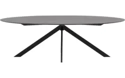 Goossens excellent eettafel uniek zwart eiken - 8211619-02