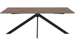 Goossens excellent eettafel uniek donker bruin eiken - 8211629-01