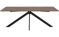 Goossens excellent eettafel uniek donker bruin eiken - 8211630-02