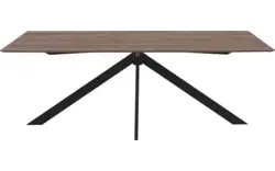 Goossens excellent eettafel uniek donker bruin eiken - 8211630-01