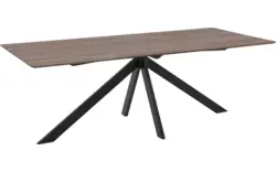 Goossens excellent eettafel uniek donker bruin eiken - 8211631-01