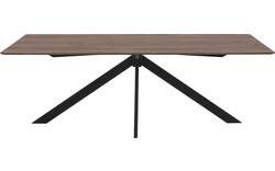 Goossens excellent eettafel uniek donker bruin eiken - 8211631-02