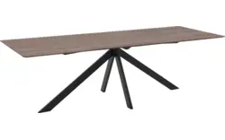 Goossens excellent eettafel uniek donker bruin eiken - 8211633-01