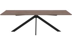 Goossens excellent eettafel uniek donker bruin eiken - 8211633-02