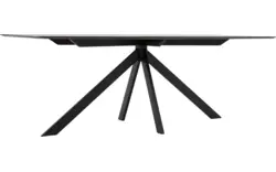 Goossens excellent eettafel uniek zwart eiken - 8211658-02