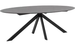 Goossens excellent eettafel uniek zwart eiken - 8211659-02
