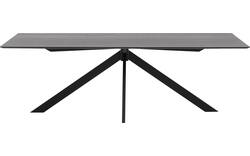 Goossens excellent eettafel uniek zwart eiken - 8211660-01