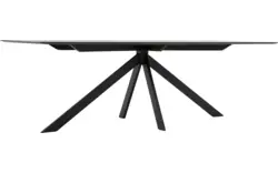 Goossens excellent eettafel uniek zwart eiken - 8211660-02