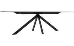 Goossens excellent eettafel uniek zwart eiken - 8211661-02