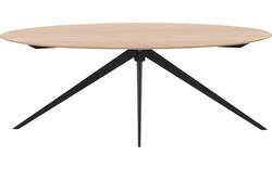 Goossens excellent eettafel uniek blank eiken - 8211692-02