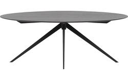 Goossens excellent eettafel uniek zwart eiken - 8211699-01