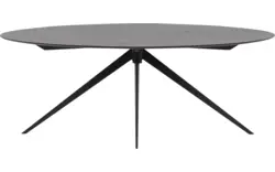 Goossens excellent eettafel uniek zwart eiken - 8211699-02