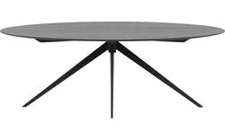 Goossens excellent eettafel uniek zwart eiken - 8211700-01