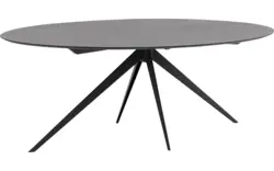 Goossens excellent eettafel uniek zwart eiken - 8211700-02