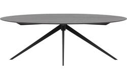 Goossens excellent eettafel uniek zwart eiken - 8211701-01