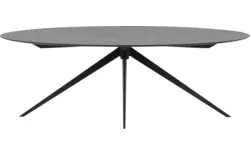 Goossens excellent eettafel uniek zwart eiken - 8211701-02