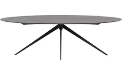Goossens excellent eettafel uniek zwart eiken - 8211702-02