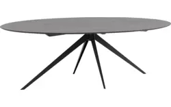 Goossens excellent eettafel uniek zwart eiken - 8211702-02