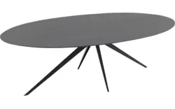 Goossens excellent eettafel uniek zwart eiken - 8211702-02