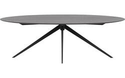 Goossens excellent eettafel uniek zwart eiken - 8211703-01