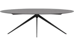 Goossens excellent eettafel uniek zwart eiken - 8211703-02