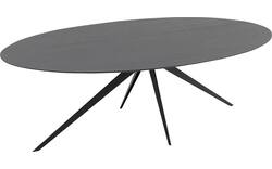Goossens excellent eettafel uniek zwart eiken - 8211703-02