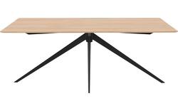 Goossens excellent eettafel uniek blank eiken - 8211734-02