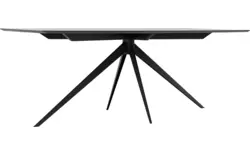 Goossens excellent eettafel uniek zwart eiken - 8211741-02