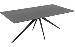Goossens excellent eettafel uniek zwart eiken - 8211741-02