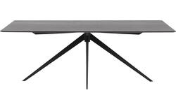 Goossens excellent eettafel uniek zwart eiken - 8211742-01