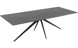 Goossens excellent eettafel uniek zwart eiken - 8211744-02