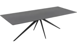 Goossens excellent eettafel uniek zwart eiken - 8211744-02